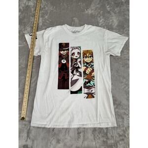 Toilet Bound Hanako-Kun T Shirt Size Medium White Short‎ Sleeve Anime Cartoon